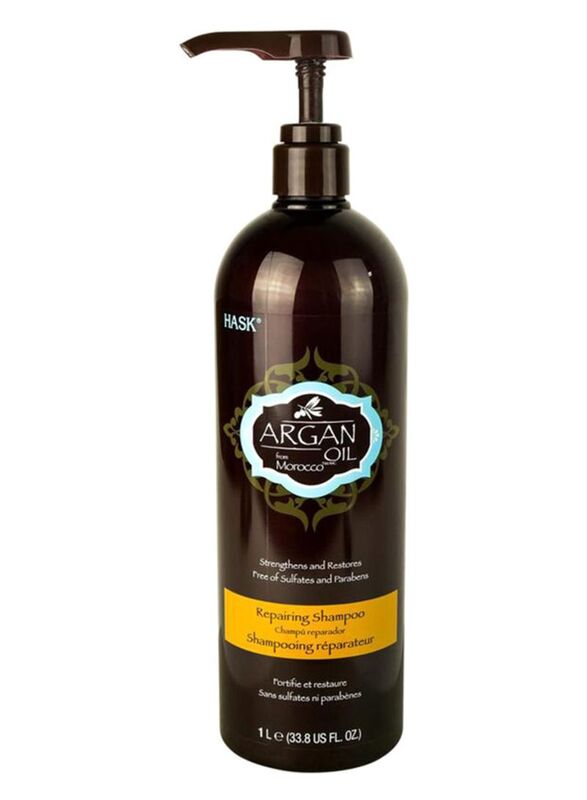 Hask Argon Oil Repairing Shampoo for All Hair Types, 1L