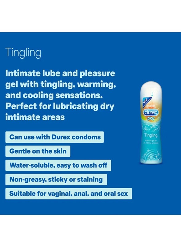 Durex Play Tingle Pleasure Gel, 50ml