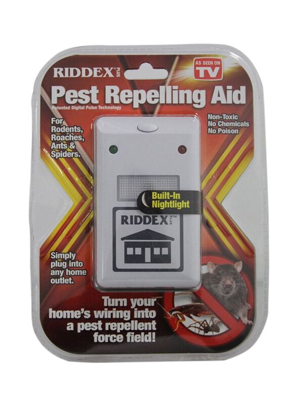 Riddex Plus Pest Repelling Aid, White/Black