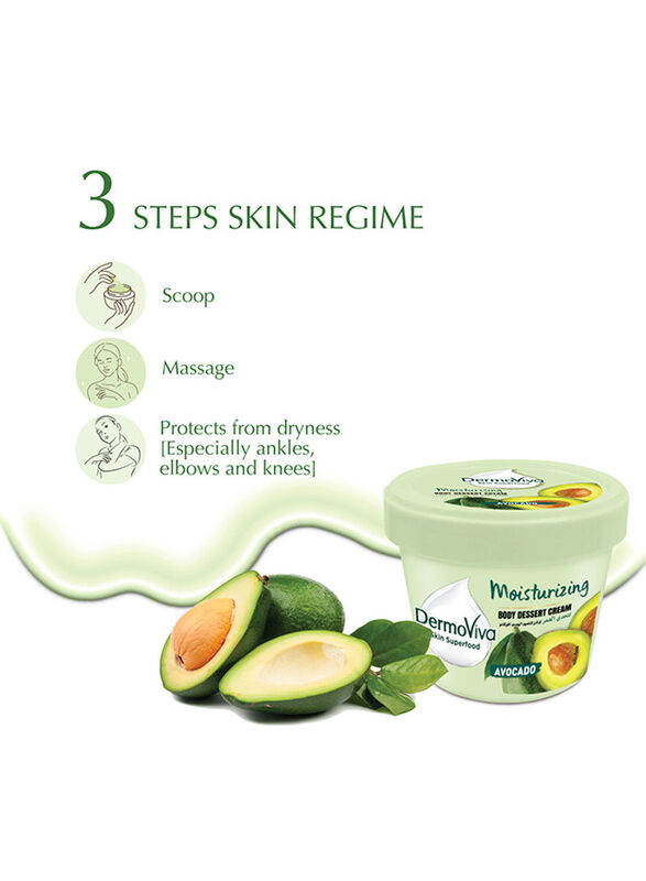 Dabur DermoViva Avocado Body Cream, 70ml