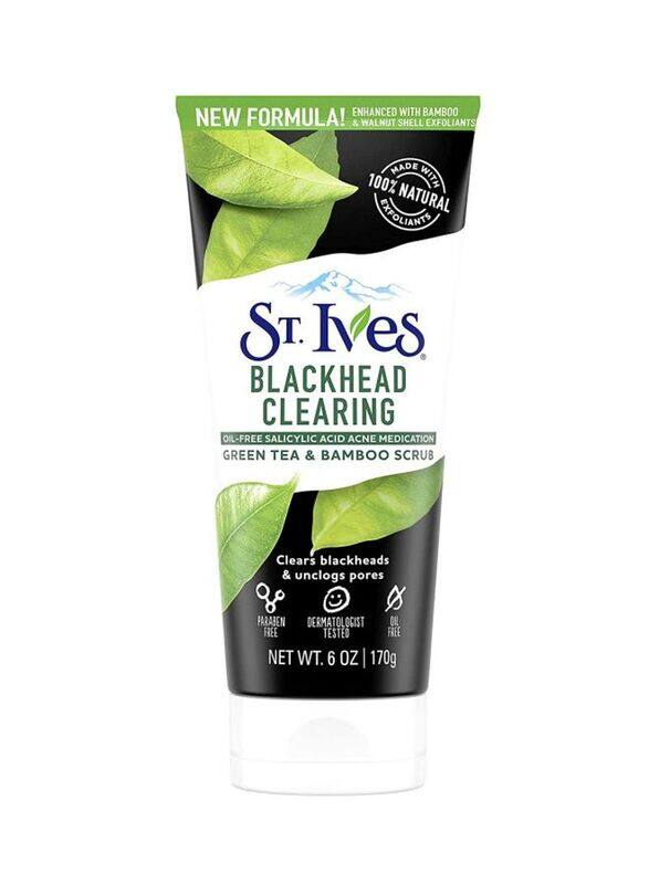 

St. Ives Blackhead Clearing Green New Formula Tea Scrub, 170gm