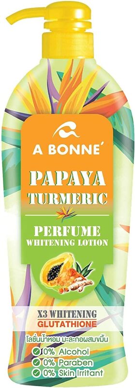 A Bonne Papaya Turmeric Perfume Whitening Lotion, 500ml