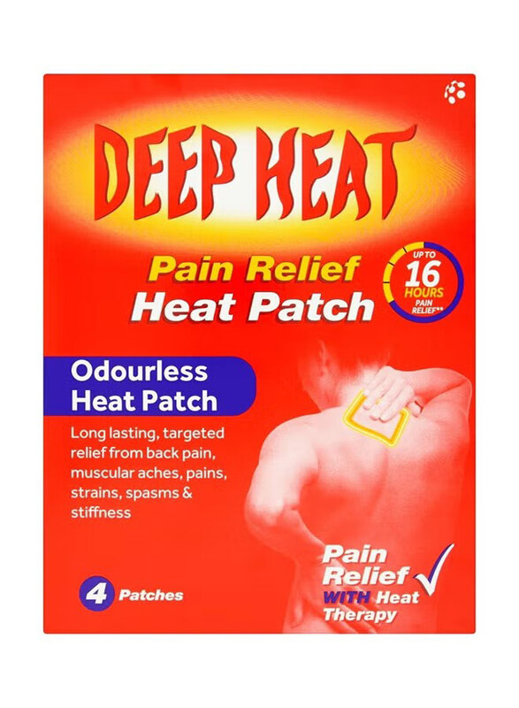 

Deep Heat Pain Relief Heat Patches, 4 Pieces