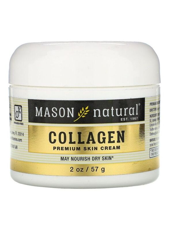 Mason Natural Coconut Oil and Collagen Premium Skin Cream, 2 x 57gm