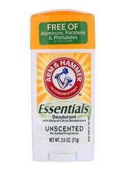 Arm & Hammer Essentials Natural Unscented Deodorant, 71gm