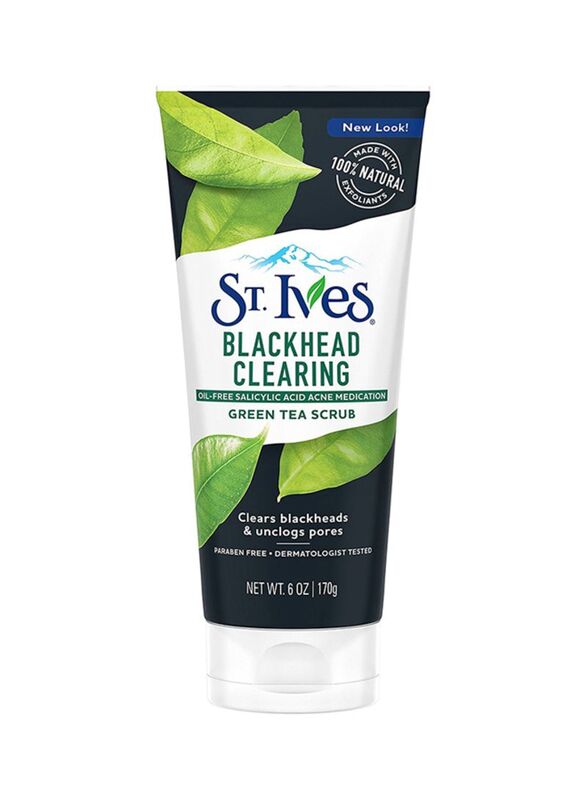 St. Ives Blackhead Clearing Green Tea Scrub, 170gm