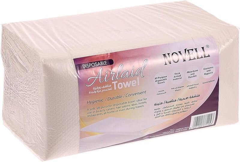 Novell Non Woven Disposable Airlaid Towel  100 Pcs