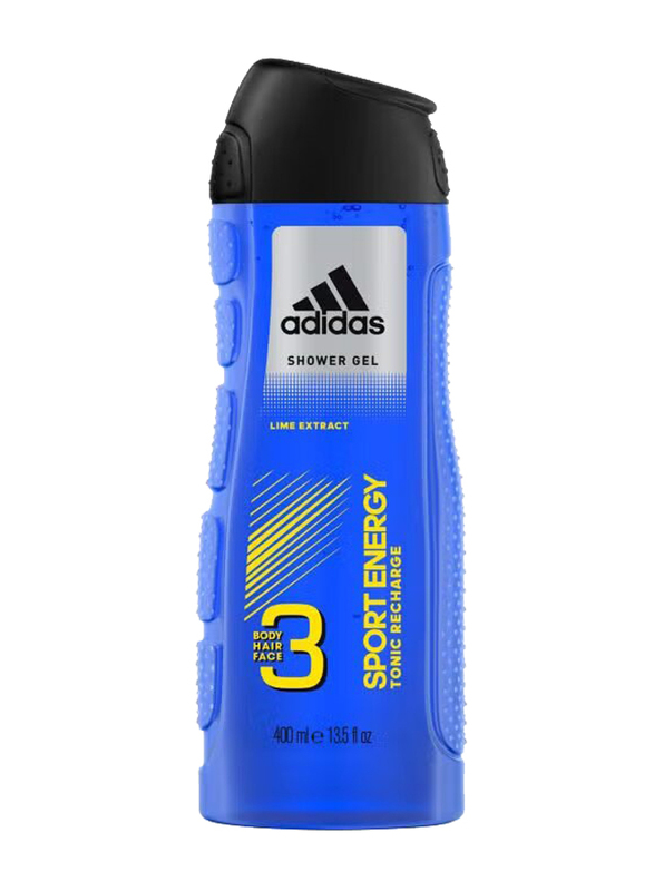 Adidas Sport Energy Lime Extract Tonic Recharge Shower Gel, 400ml