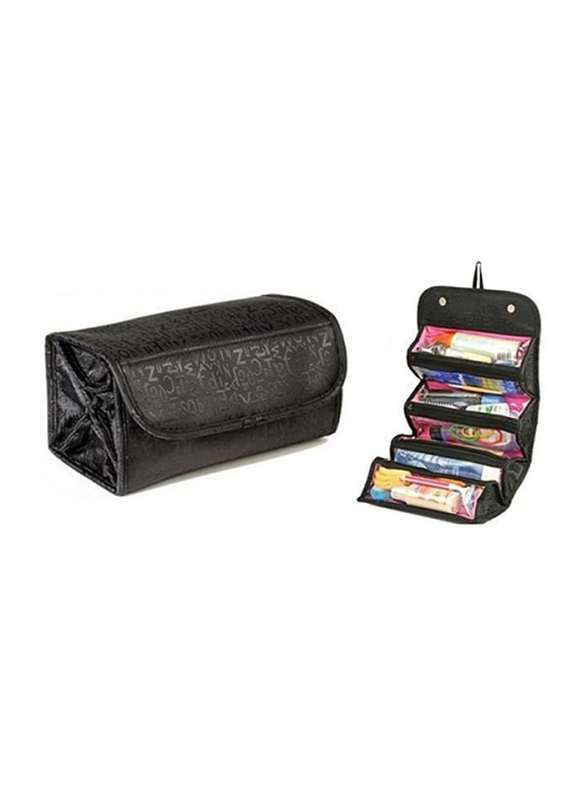 Roll And Go Makeup Travel Bag, Black