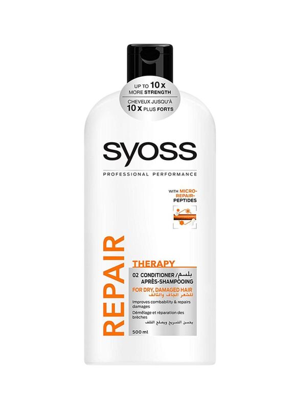 Syoss Repair Therapy Apres Shampooing Conditioner for All Hair Types, 500ml