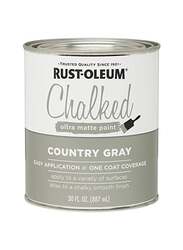 Rust-Oleum Chalked Ultra Matte Paint Spray, 887ml, Country Gray