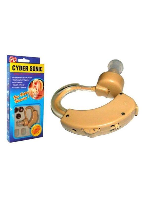 

Cyber Sonic Bionic Plastic Ear Amplifier Hearing Aid, Beige