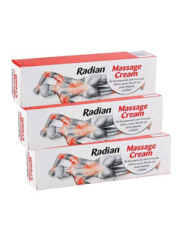

Radian Massage Cream, 3 x 100gm