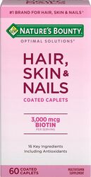 Nature's Bounty Hair Skin And Nails Dietary Supplement 60 Coated Caplets