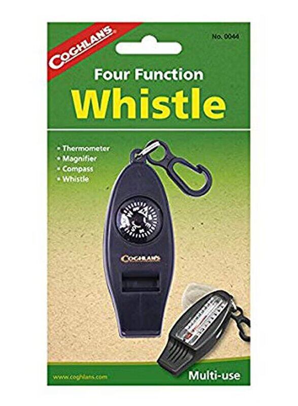 

Coghlans Four Function Whistle, 20.6cm, Black