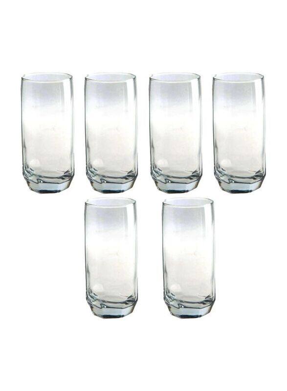 

Lav 6-Piece Diamond Glass Set, Clear