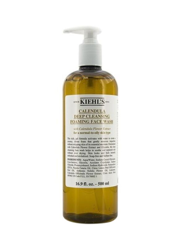 Kiehl'S Calendula Deep Cleansing Foaming Face Wash, 500ml