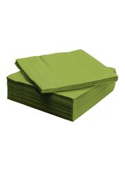 Paper Napkin, Green, 50 Piece