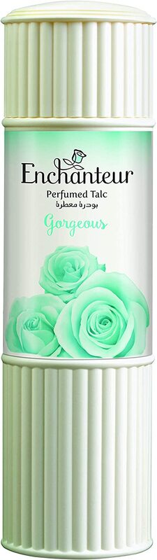 Enchanteur Gorgeous Perfumed Talc Powder, 125g, White