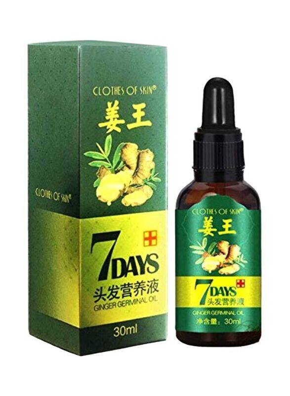 

Clothes Of Skin 7 Days Ginger Germinal Oil for All Hair Types, 30ml