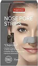 Purederm Charcoal Nose Pore Strips (6 strips)