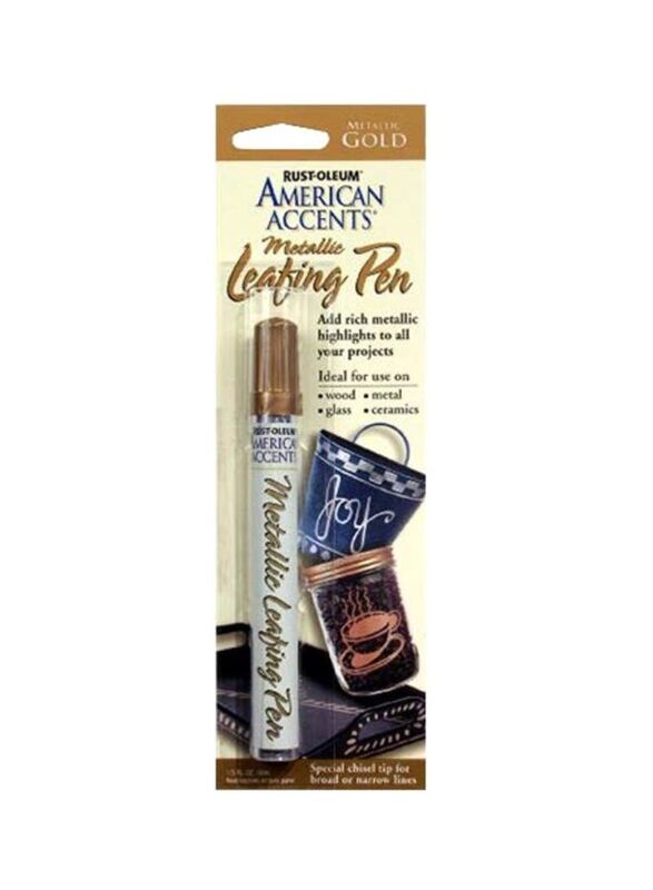 Rust-Oleum 9.8ml American Accents Metallic Leafing Pen, Gold