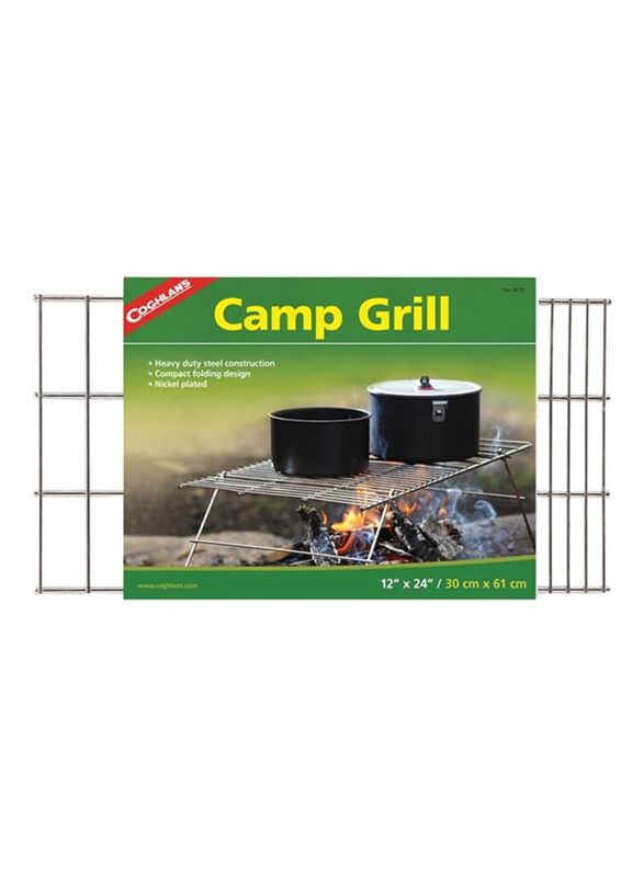 Coghlans Camp Grill, 7 Inch, Silver