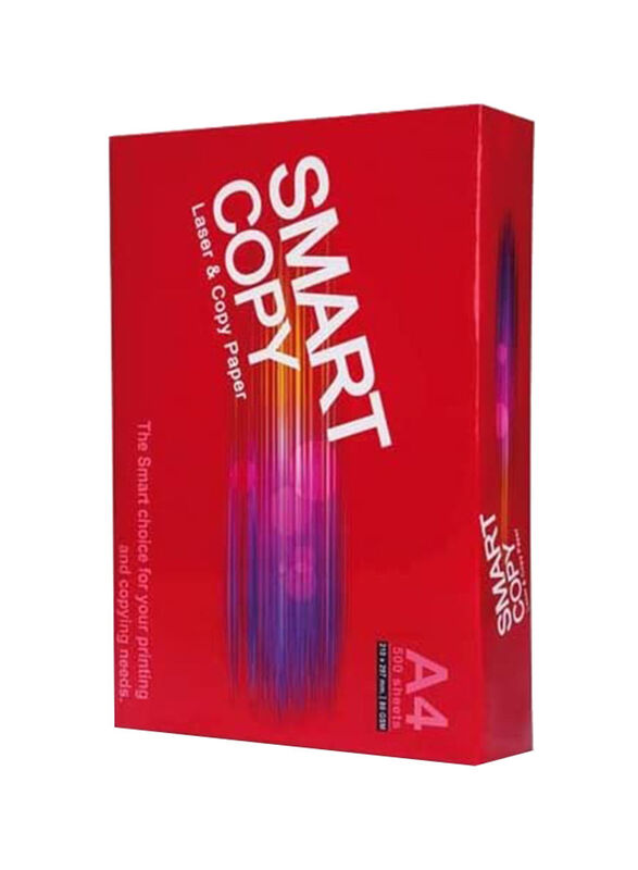 Smart Copy Laser & Copy Paper, 500 Sheets, 80 GSM, A4 Size