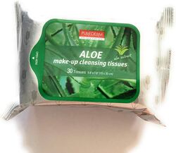 Purederm Aloe Vera Make up Cleansing Tissues (30 Tissues)