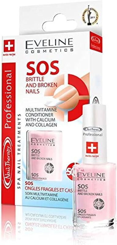 Eveline Cosmetics Nail Therapy SOS Brittle & Broken Nails 12ml