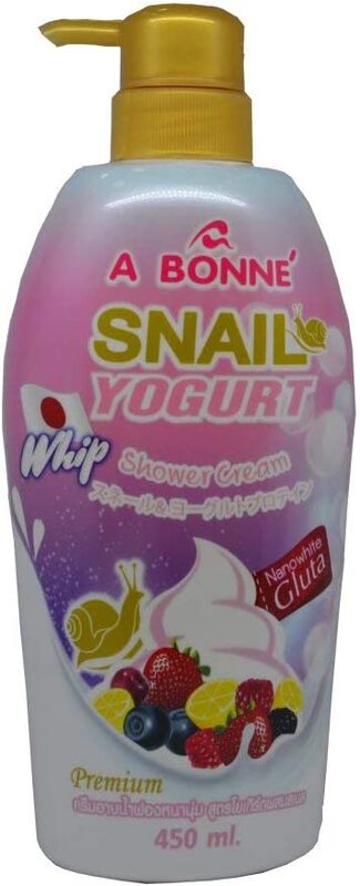 A Bonne Snail Yogurt Whip Shower Cream, 450ml