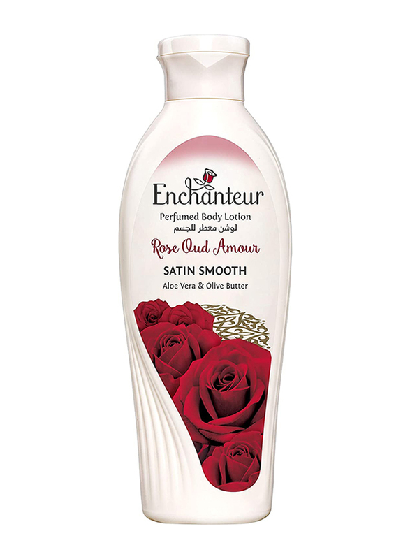 Enchanteur Satin Smooth Rose Oud Amour Lotion, 250ml