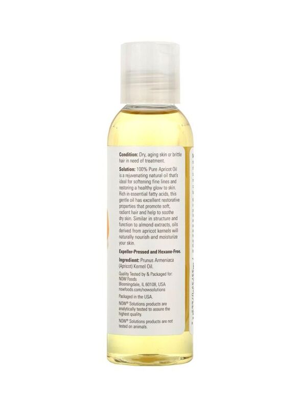 Now Apricot Hair Oil for Dry Hair, 118ml