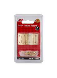 Ace 2.5mm Broad Hinge, 4 Pieces, Gold