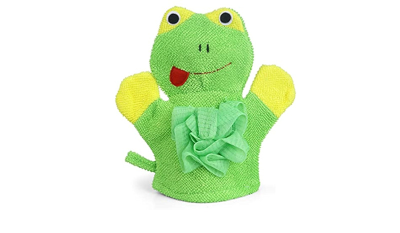 Moroccan Oil Animal Design Bath Glove Green Frog Dh20032539