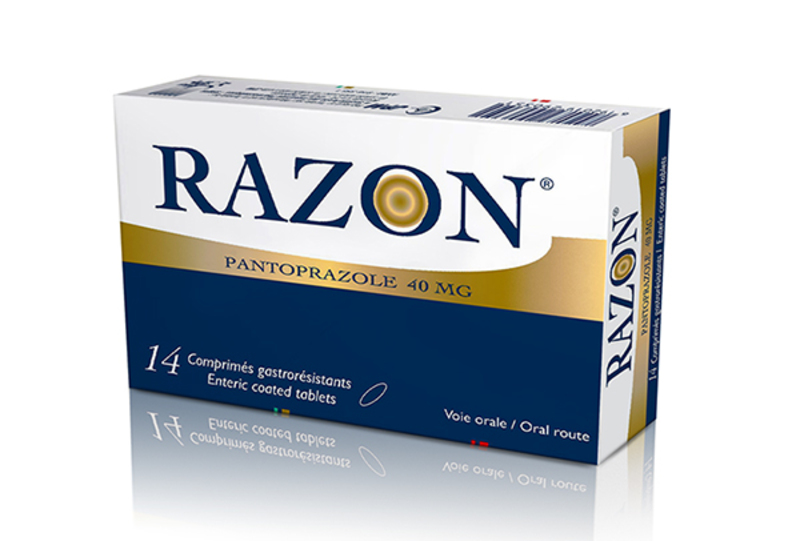 RAZON 40MG TAB 14`S PANTOPRAZOL