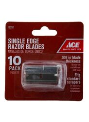 Ace Single Edge Razor Blades, Black, 10 Piece