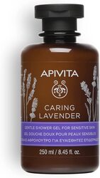 Apivita Caring Lavender Gentle Shower Gel for Sensitive Skin, 250ml