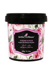 Jardin D Oleane Sugar Scrub with Argan Oil & Rose Powder, 600gm