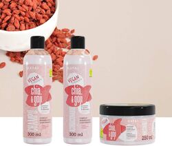 Vegan Desserts Chia & Goji Pudding Body Wash 200ml