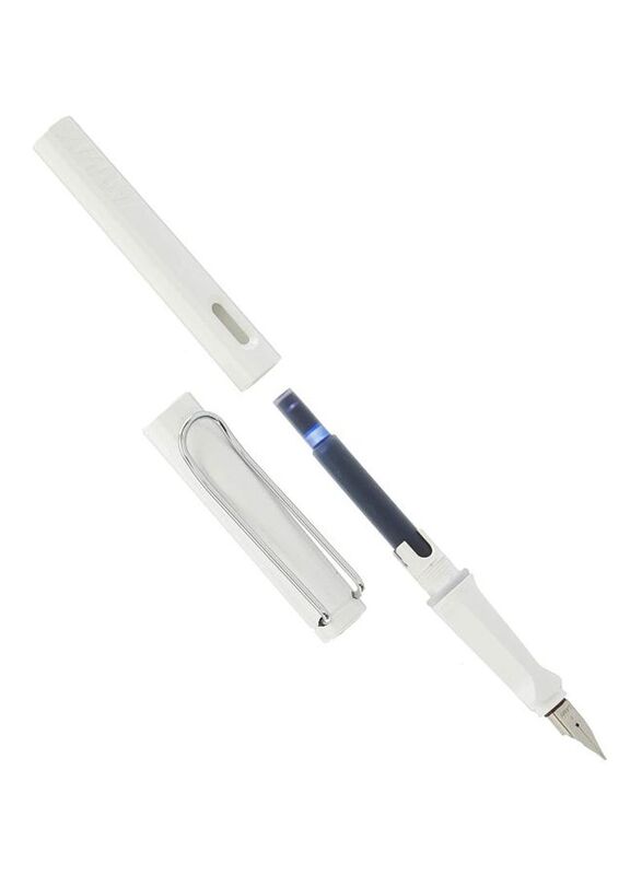 Lamy Safari Fountain Pen, White