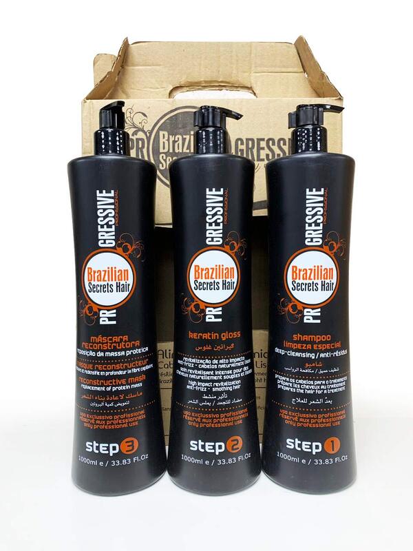 Brazilian Secrets Hair Progressive Kit 3X120 Ml