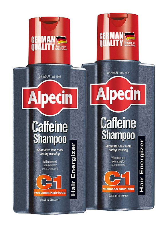 Alpecin Hair Loss Caffeine Shampoo, 2 x 250ml