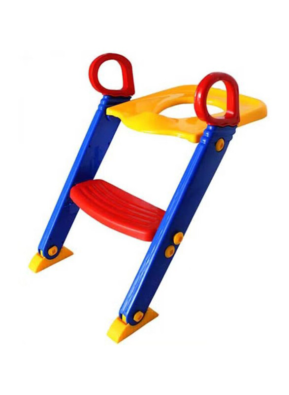

Home Station Foldable Toilet Trainer, Blue/Yellow