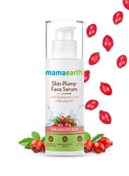 Mamaearth Skin Plump Face Serum anti aging Cream for Glowing Skin, With Hyaluronic Acid and Rosehip Oil for Ageless Skin