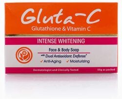 Gluta C Intensive Whitening Face and Body Soap, 135g