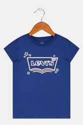 LEVIS Toddler Boy Crew Neck Short Sleeve Graphic Print T-Shirt, Navy Blue