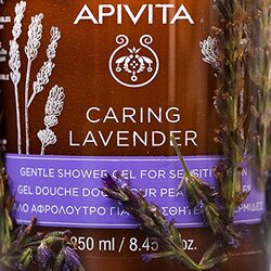 Apivita Caring Lavender Gentle Shower Gel for Sensitive Skin, 250ml