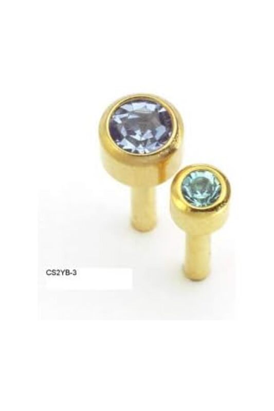 Caflon Singles Birth Stone Mini May Gold Plated Earring