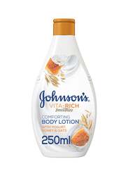 Johnson's Vita-Rich Smoothies Comforting Body Lotion with Yogurt, Honey & Oats, 250ml